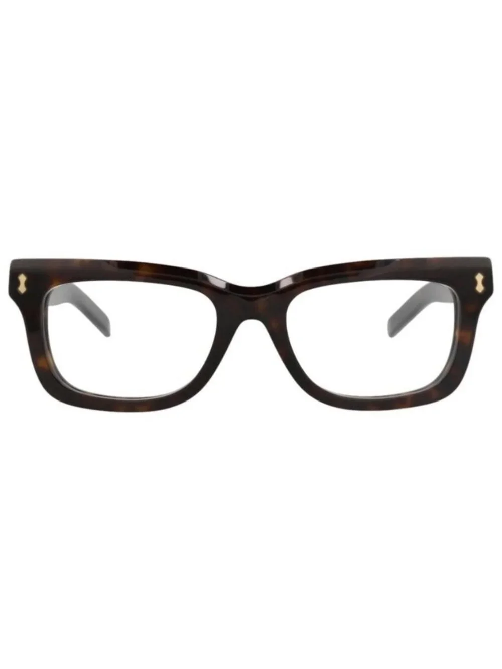 New Gucci Womens Square/Rectangle Havana Havana Transparent Fashion Designer Eye